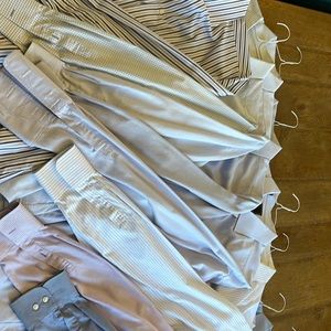 Lot of SEVEN (7) David Donohue Dress shirts.